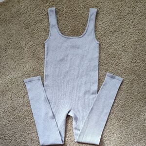 Forever 21 Light Gray Ribbed Top